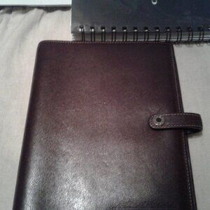 Vintage Coach Burgundy Leather Portfolio/Day Planner